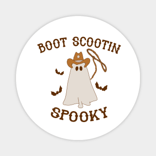 Halloween Cowboy Boot Scootin Spooky Magnet